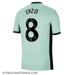 Chelsea Enzo Fernandez #8 Tercera Equipación 2023-24 Manga Corta